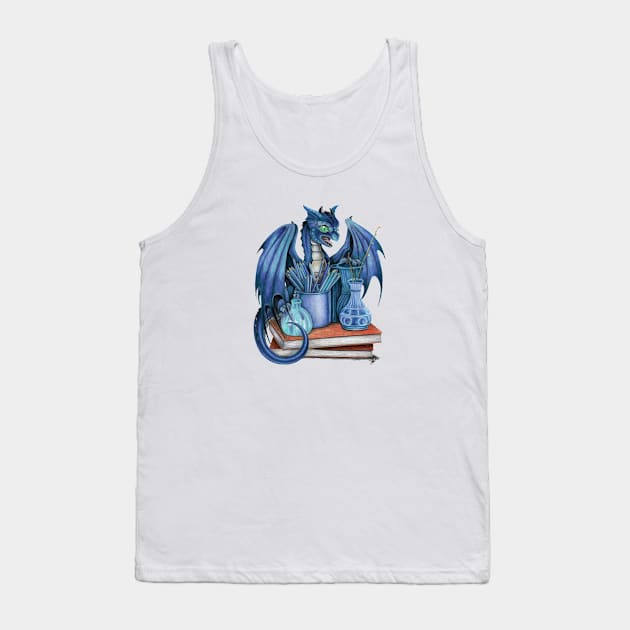 Artist's Pet Blue Dragon Tank Top by Sandra Staple